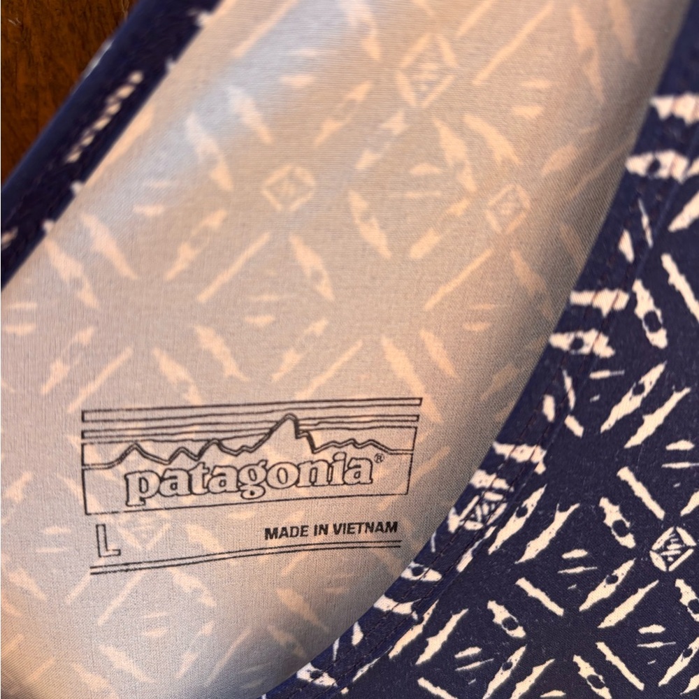 Patagonia Navy Geometric Mini Dress - Picture 4 of 7